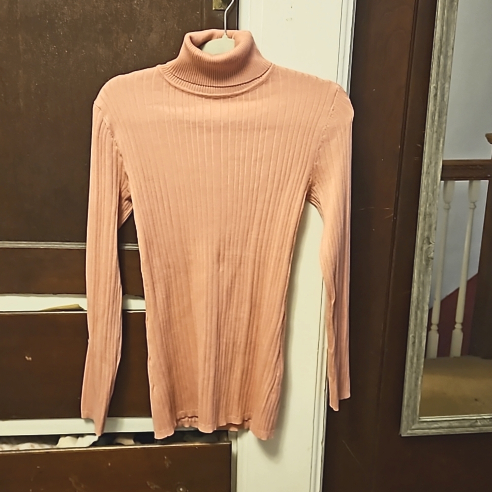 Women's Pink Turtleneck 10/12 (nwt)
